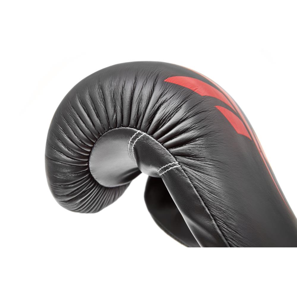 黑红色皮革拳击手套产品图